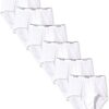 Men's Cotton Briefs, White 6 Pack