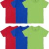 Toddler Boys' Crew T-Shirt, Assorted 6 Pack