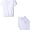 Toddler Boys' Crew Neck T-Shirt, White 6 Pack