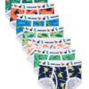 Toddler Boys' Days of the Week Print Briefs, Assorted 7 Pack