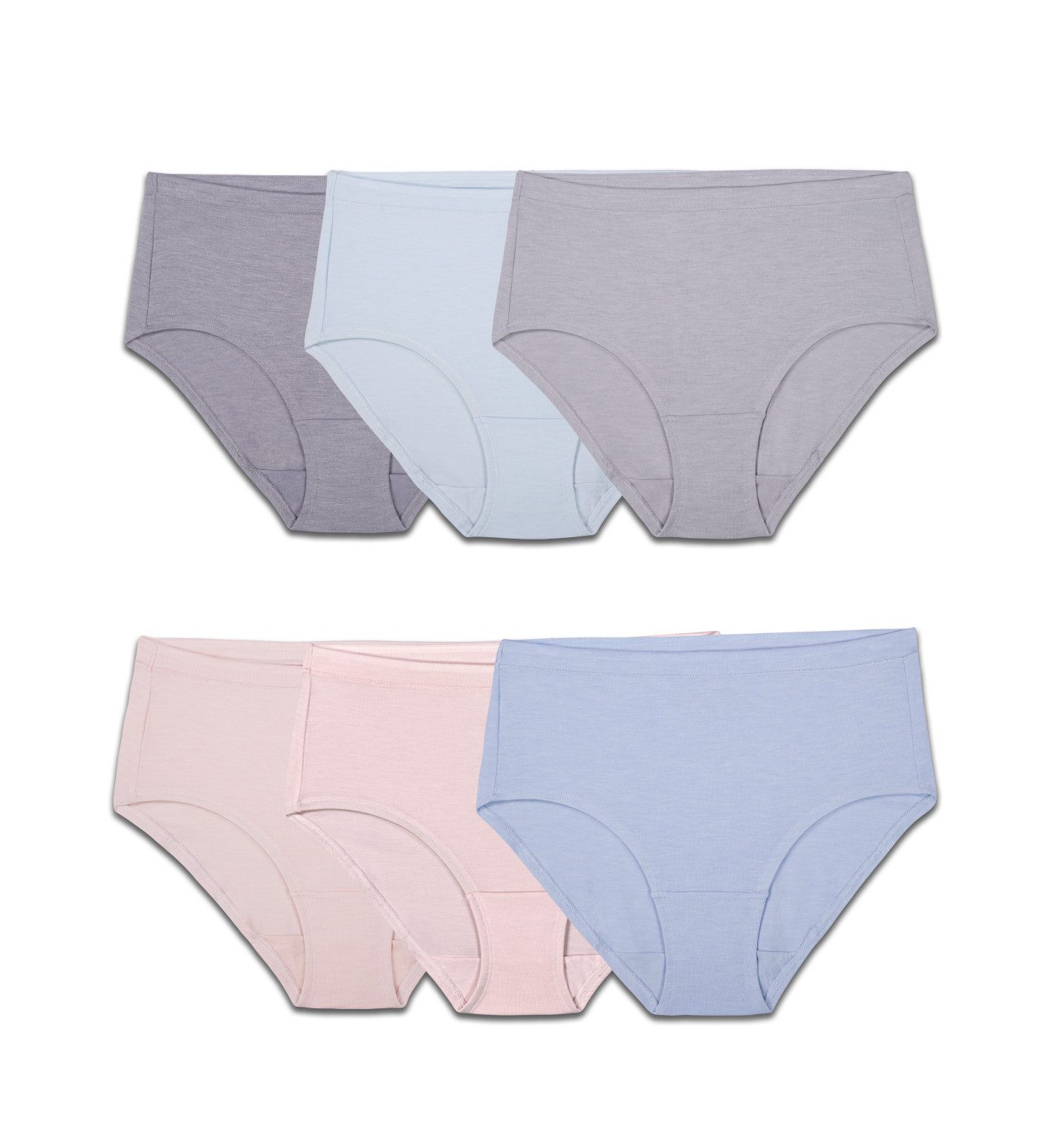 Women's Beyondsoft® Low-Rise Brief Panty, Assorted 6 Pack