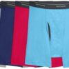 Men's EverSoft CoolZone Assorted Boxer Briefs, Extended Sizes, 4 Pack