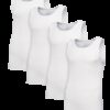 Fruit of the Loom Men's Premium A-Shirt, White 4 Pack