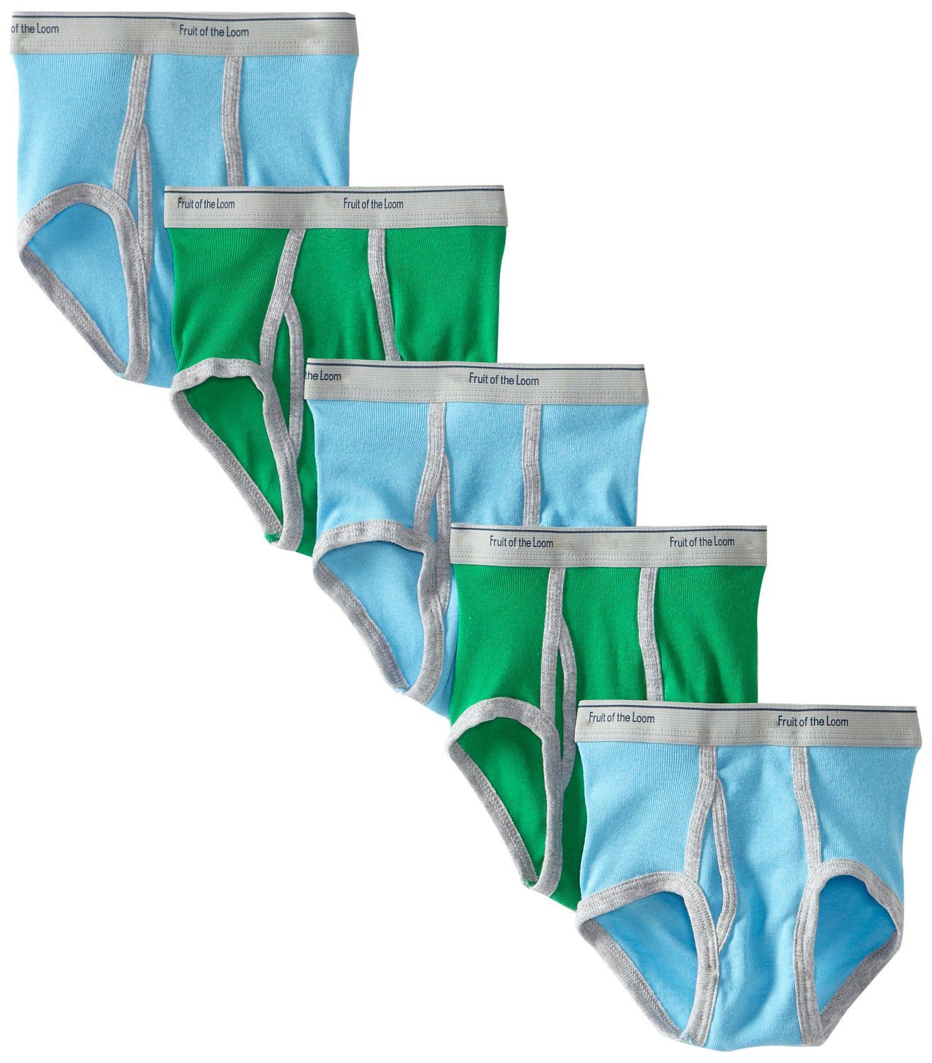 Toddler Boys' Fashion Briefs, Assorted 5 Pack