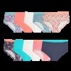 Girls' Eversoft® Low Rise Brief Underwear, Assorted 10 Pack