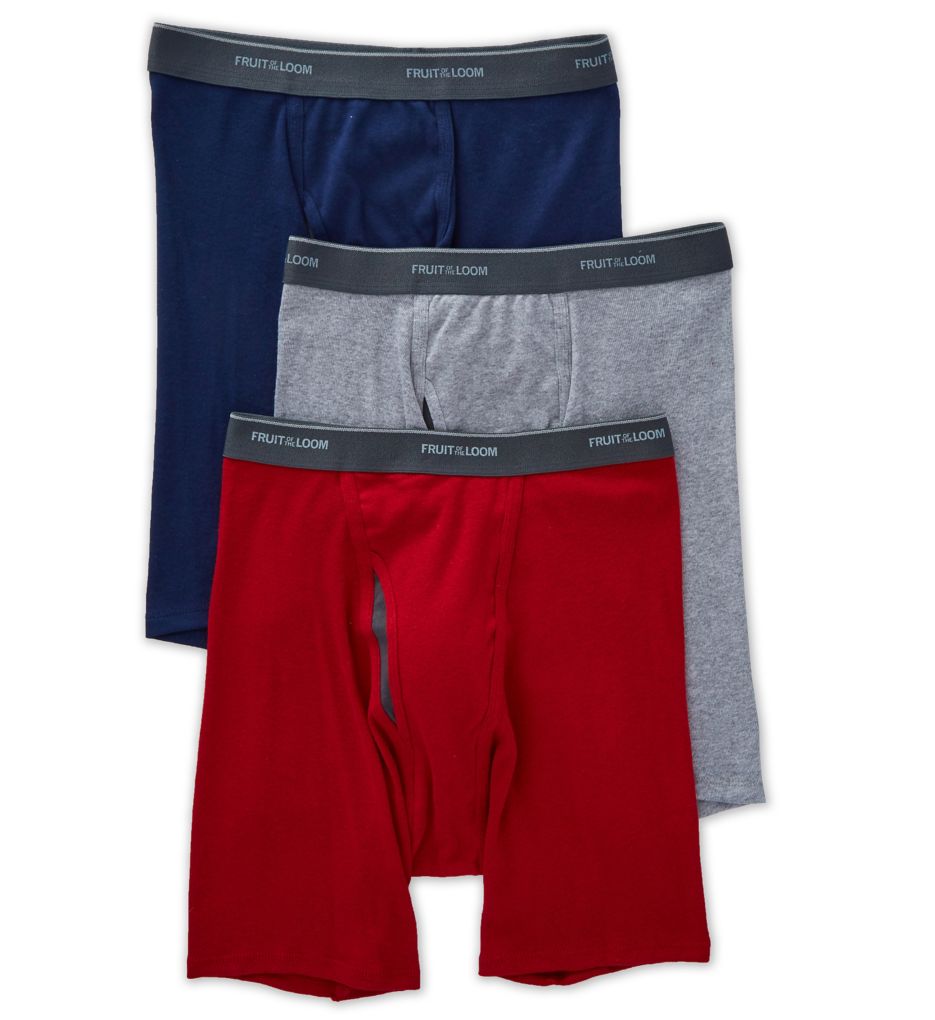 Men's Eversoft® CoolZone® Fly Boxer Briefs, Assorted 3 Pack