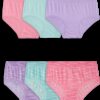 Girls' Seamless Classic Briefs, Assorted 6 Pack