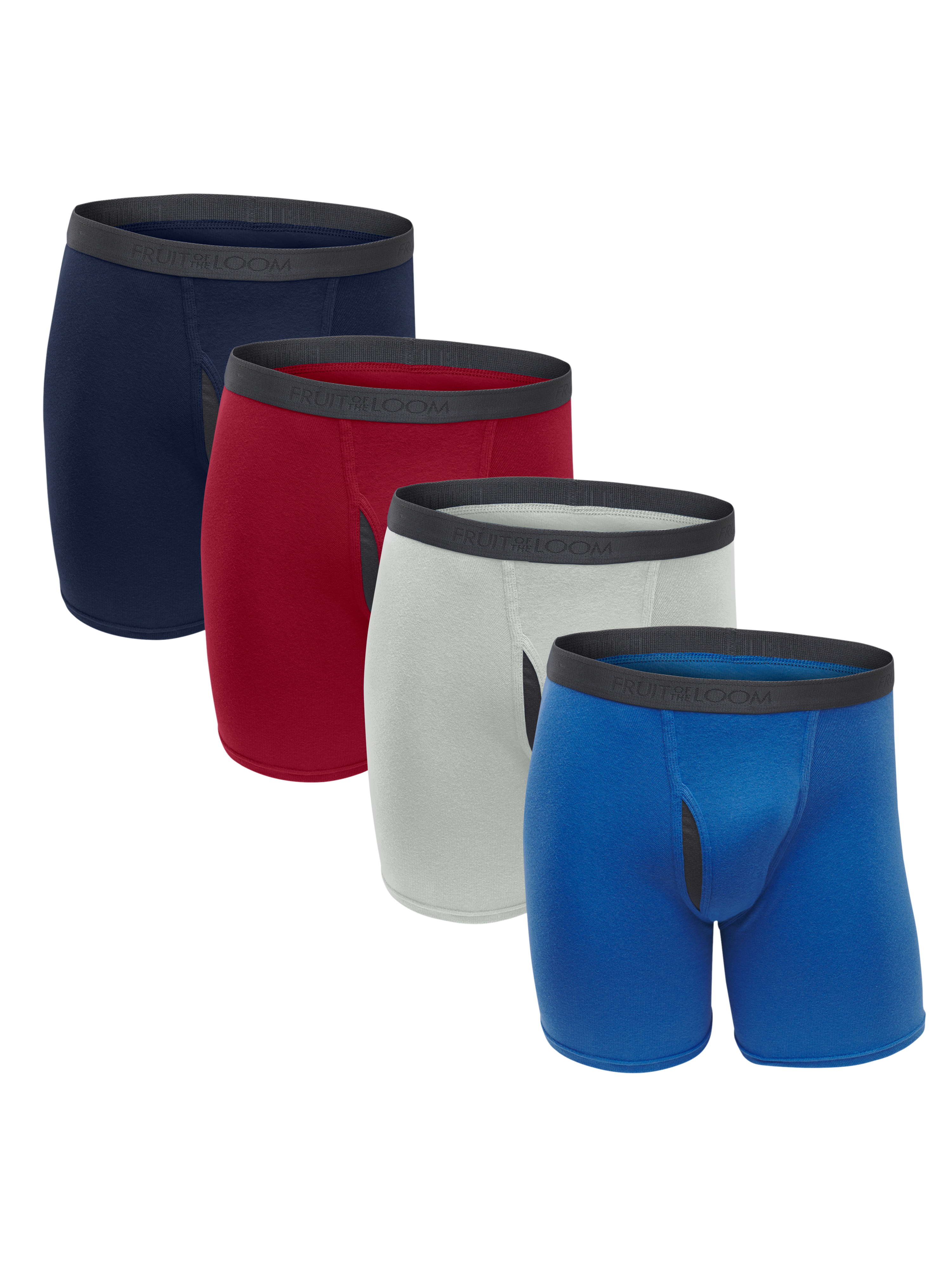 Fruit of the Loom Men's Premium CoolZone® Boxer Briefs, Assorted 4 Pack
