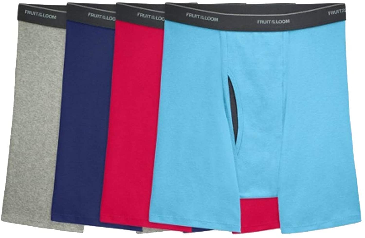 Men's EverSoft CoolZone Assorted Boxer Briefs, Extended Sizes, 4 Pack