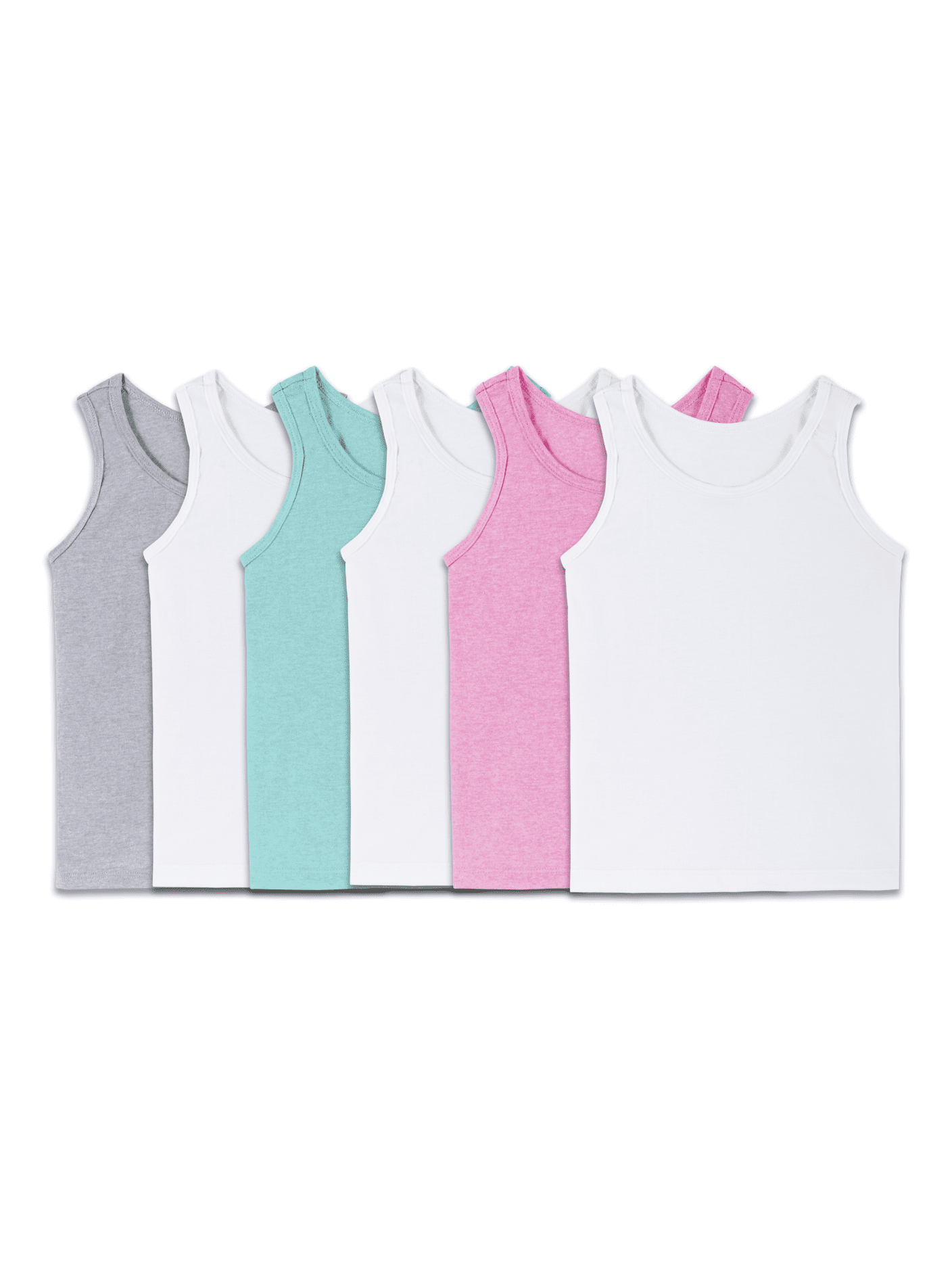 Toddler Girls' Eversoft® Tank, Assorted 6 Pack