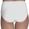 Women's Cotton Brief Panty, White 6 Pack