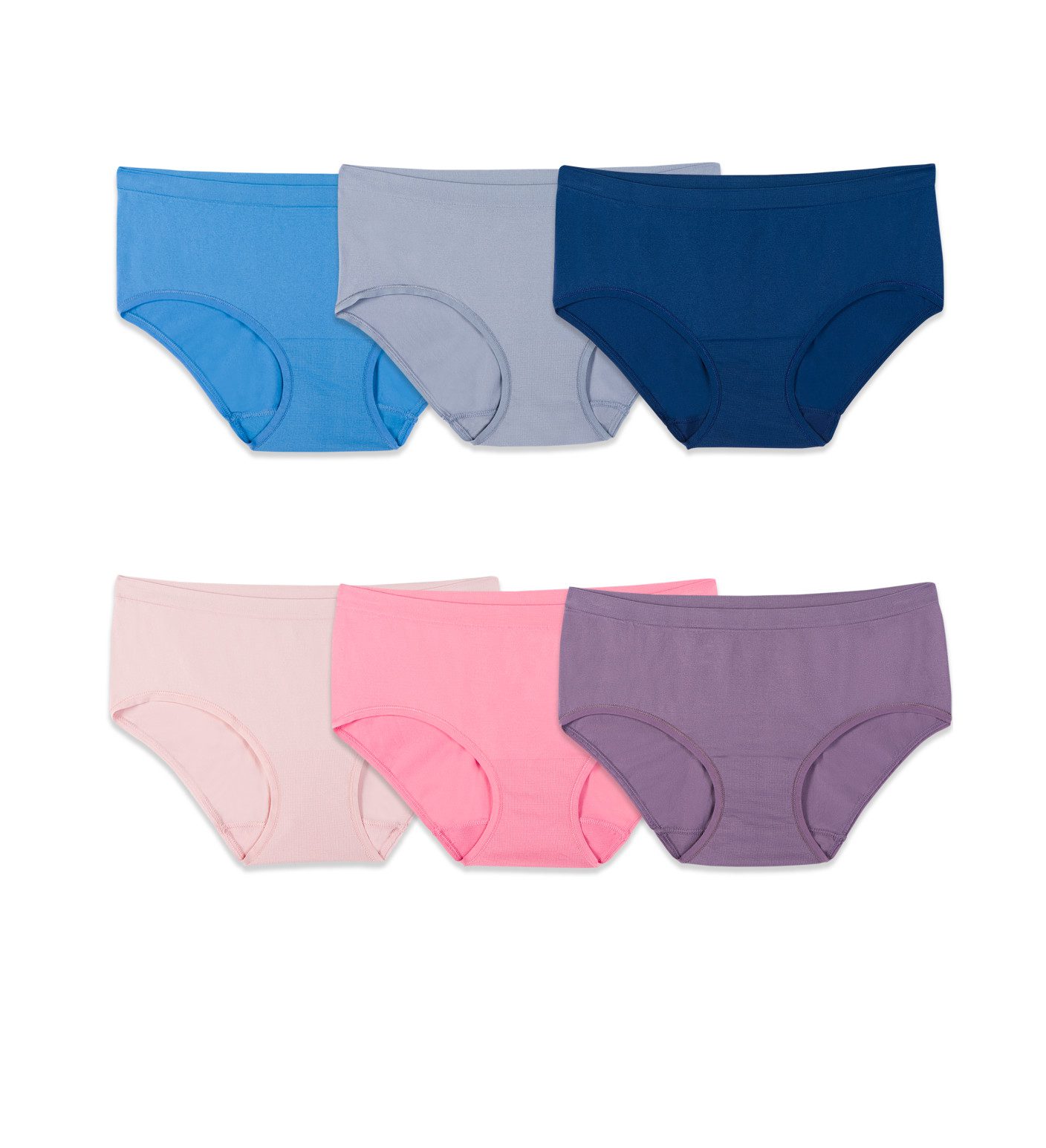 Women's 360 Stretch Seamless Hipster Panty, Assorted 6 Pack