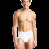 Men's Cotton Briefs, White 6 Pack