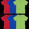 Toddler Boys' Crew T-Shirt, Assorted 6 Pack