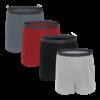 Fruit of the Loom Men's Premium Knit Boxers, Assorted 4 Pack