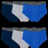 Men's Fashion Briefs, Assorted 6 Pack