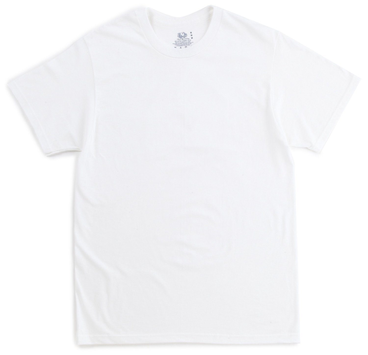 Men's Short Sleeve Crew T-Shirt, White 3 Pack