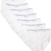 Men's Cotton Briefs, White 9 Pack