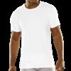 Men's Short Sleeve Breathable Cotton Crew T-Shirt, White 3 Pack