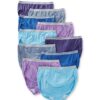 Women's Heather Hi Cut Panty, Assorted 10 Pack