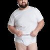 Big Men's Classic Briefs, White 6 Pack