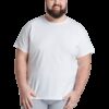 Big Men's Short Sleeve Crew T-Shirt, White 6 Pack