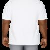 Big Men's Short Sleeve Crew T-Shirt, White 6 Pack