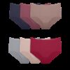 Women's Microfiber Brief Panty, Assorted 6 Pack